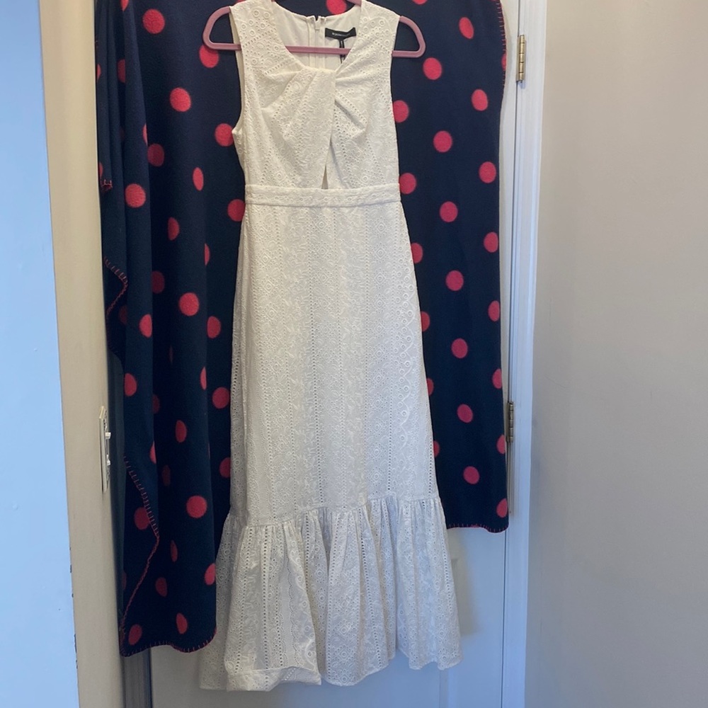 BCBG MAXAZRIA size 4 gown white